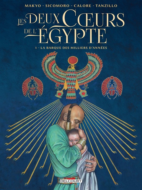 ebook cover of Les Deux Coeurs de l'Egypte T01 - La barque des milliers d'années, by Makyo