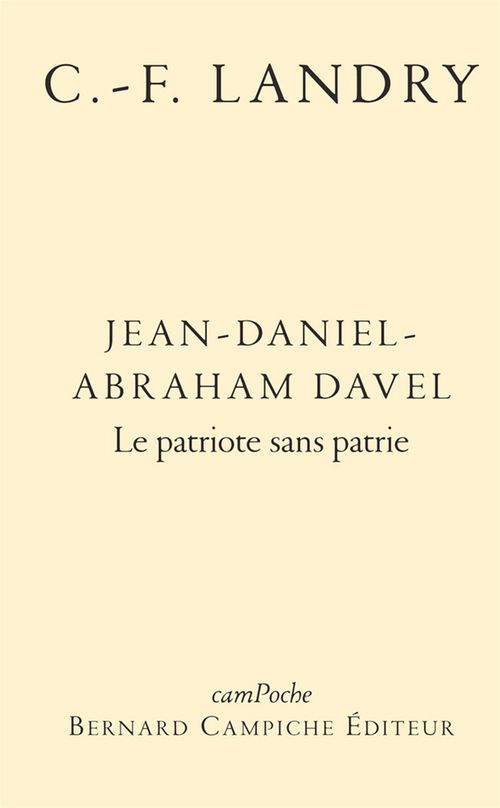 ebook cover of Jean-Daniel-Abraham Davel, by Charles-françois Landry