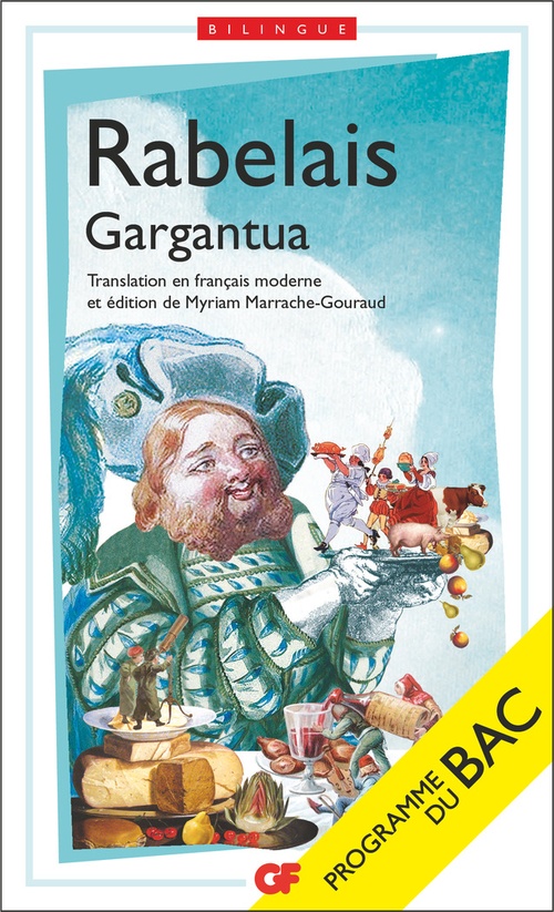 Couverture ebook de Gargantua (BAC 2025), de François Rabelais