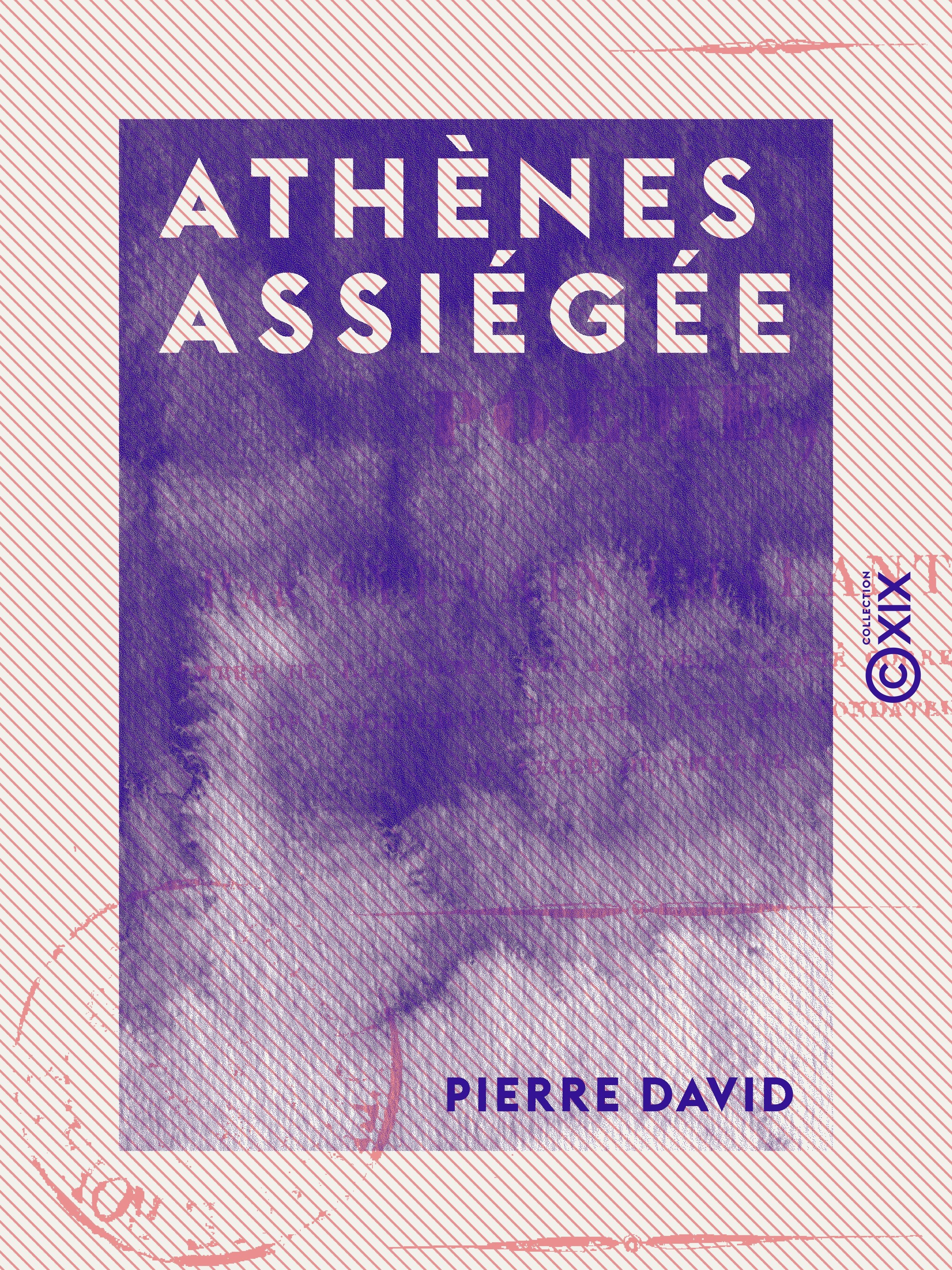 Couverture ebook de Athènes assiégée, de Pierre David