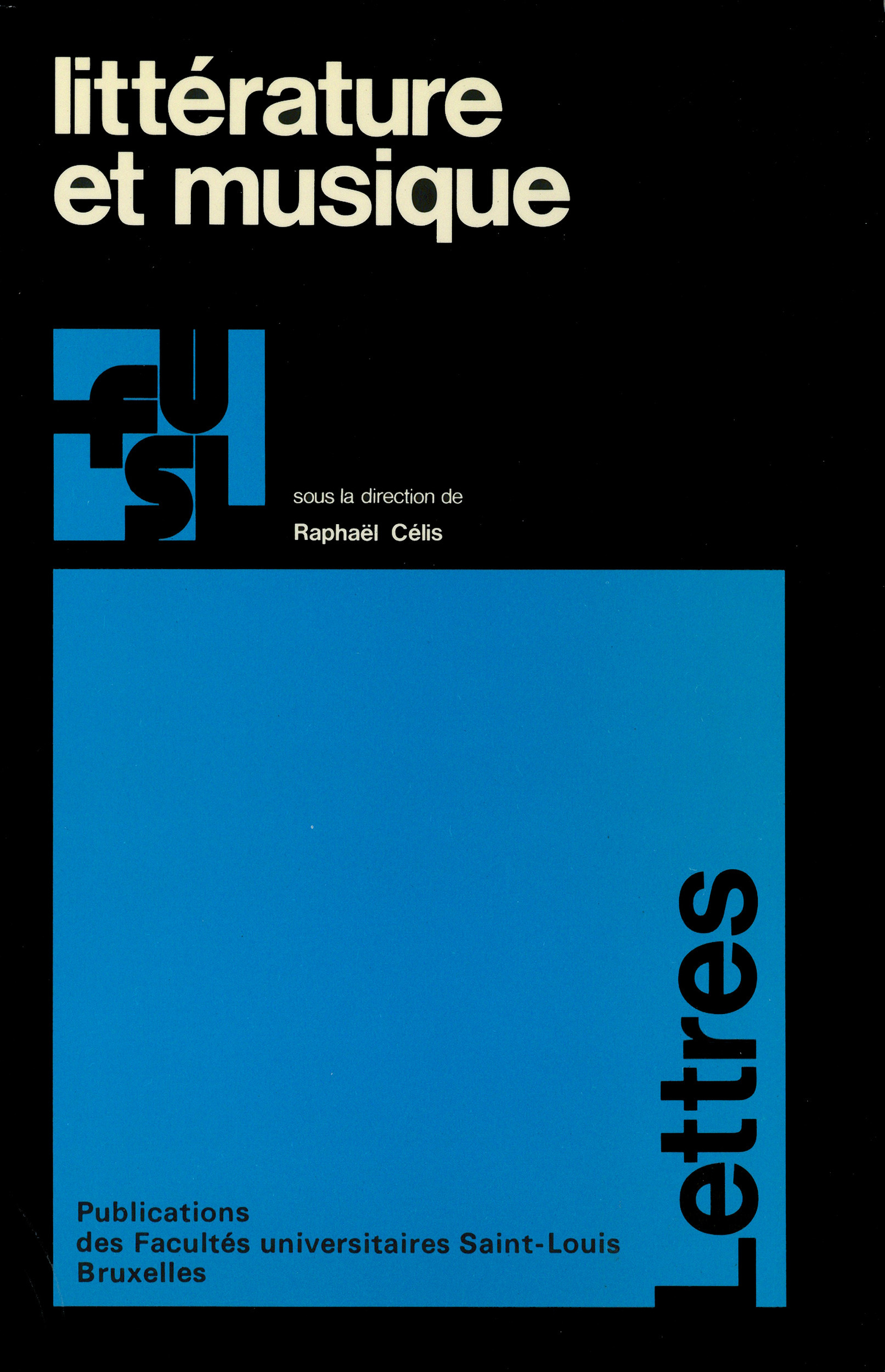 Couverture ebook de Littérature et musique, de