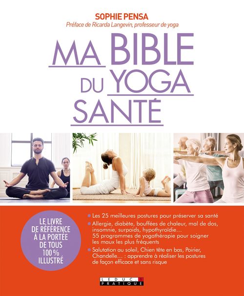 Couverture ebook de Ma Bible du yoga santé, de Sophie Pensa