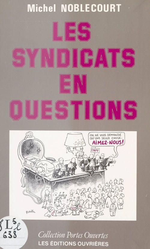 ebook cover of Les syndicats en questions, by Michel Noblecourt