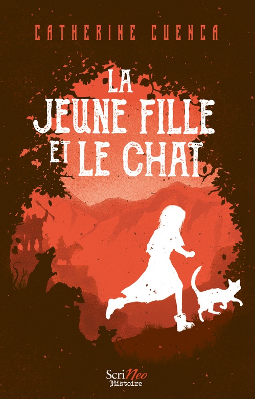 ebook cover of La jeune fille et le chat, by Catherine Cuenca