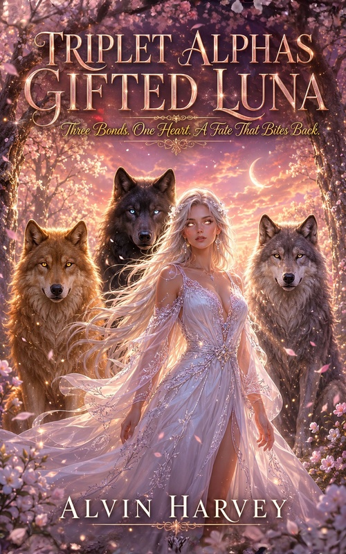 ebook cover of Triplet Alphas Gifted Luna, by Alvin Harvey