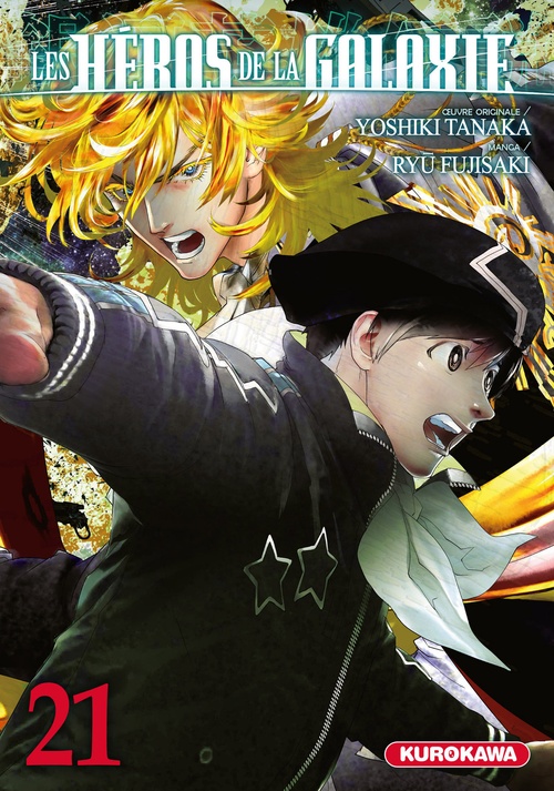 Couverture ebook de Les Héros de la Galaxie - Tome 21, de Ryû Fujisaki, Yoshiki Tanaka
