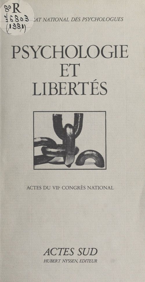 ebook cover of Psychologie et libertés, by Collectif