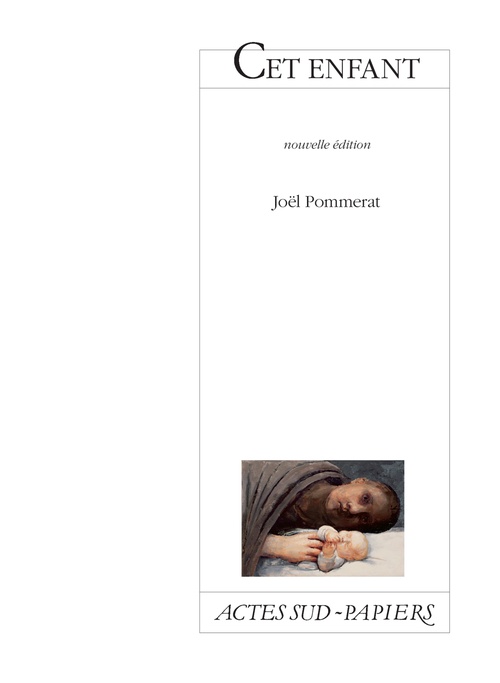 ebook cover of Cet enfant, by Joël Pommerat