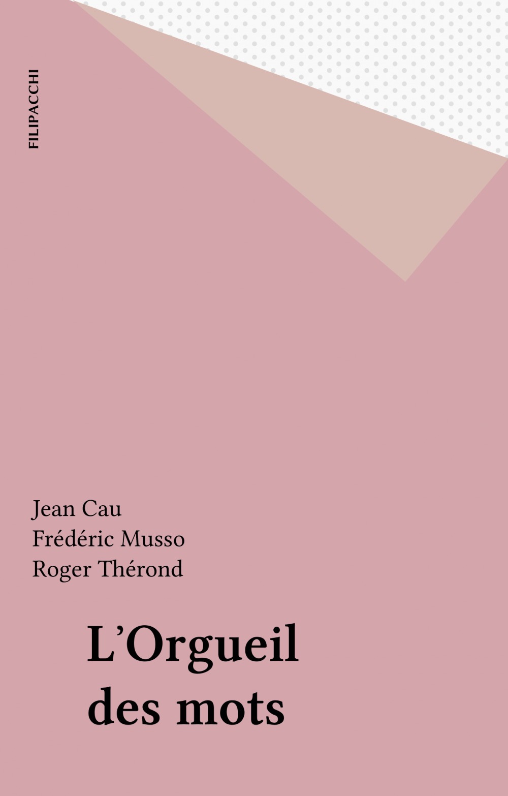 Couverture ebook de L'Orgueil des mots, de Jean Cau