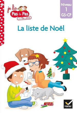 ebook cover of Téo et Nina GS CP Niveau 1 - Téo et Nina et la liste de Noël, by Isabelle Chavigny