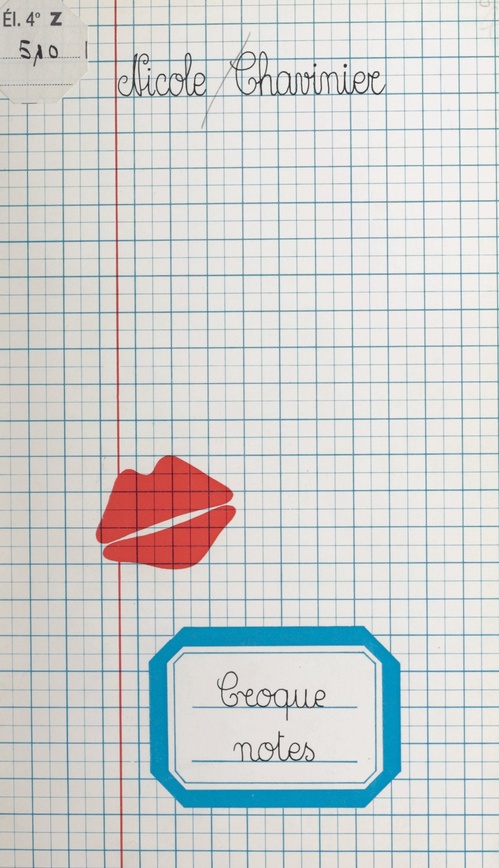 Couverture ebook de Croque notes, de Nicole Chavinier