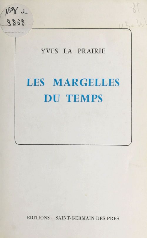 Couverture ebook de Les margelles du temps, de Yves La Prairie