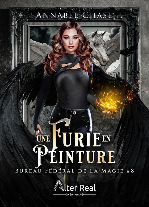Couverture ebook de Une furie en peinture, de Annabel Chase