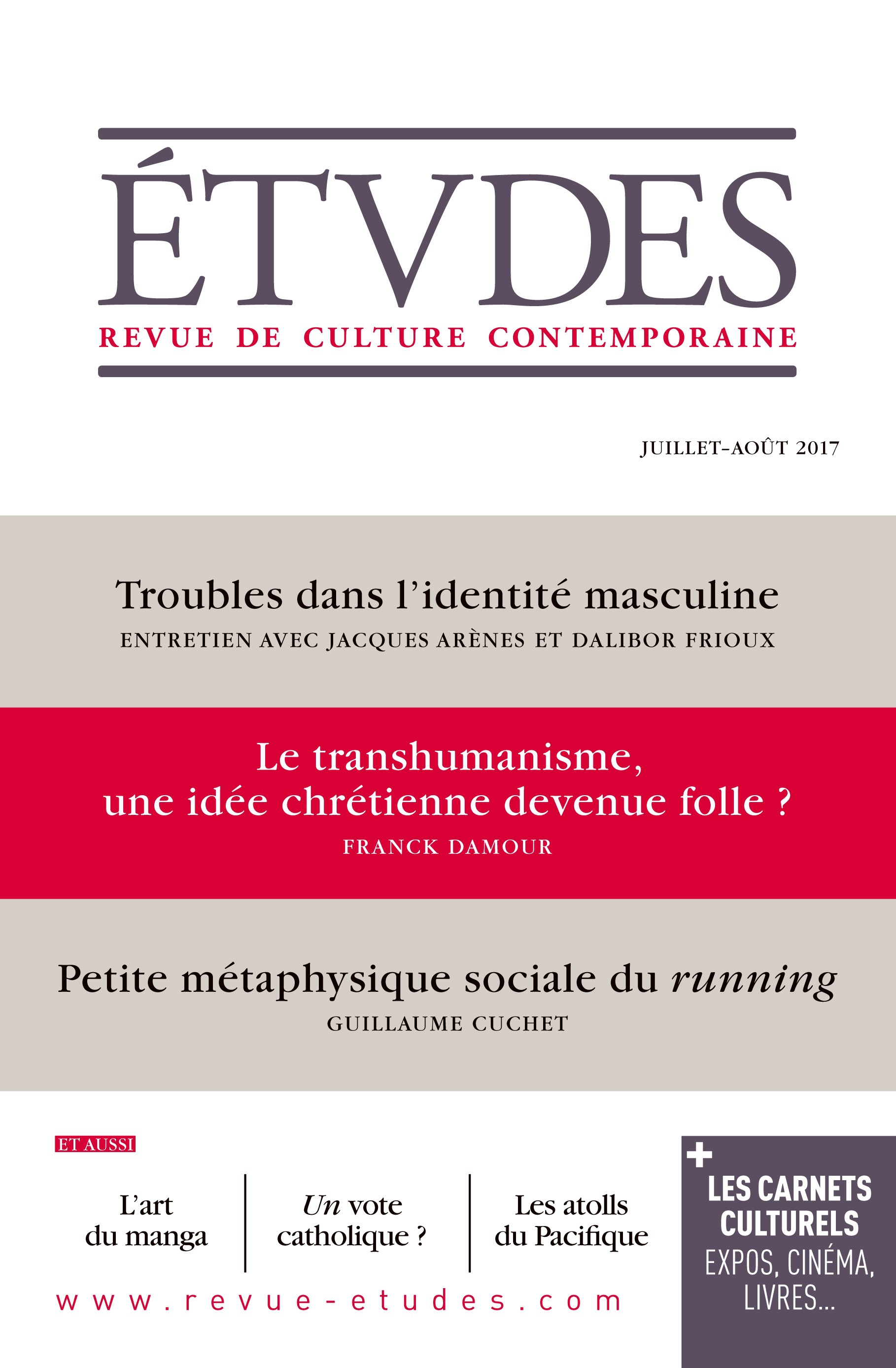 Couverture ebook de Etudes- Le transhumanisme, une idée chrétienne devenue folle ?, de Revue études