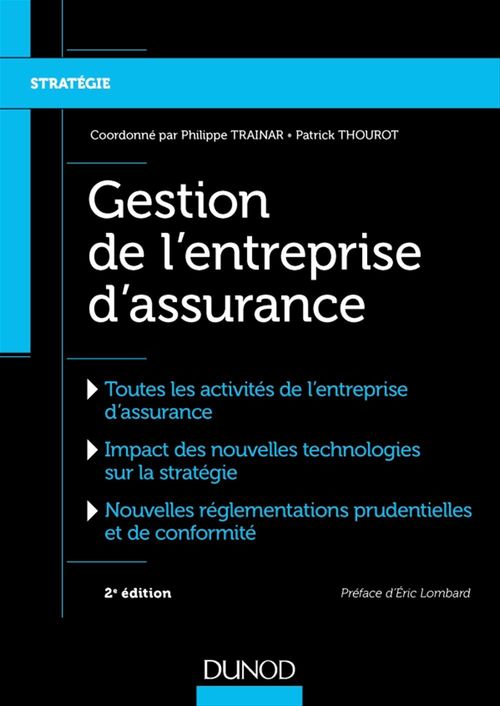 ebook cover of Gestion de l'entreprise d'assurance - 2e éd., by Philippe Trainar