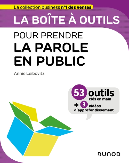 ebook cover of La boîte à outils pour prendre la parole en public, by Annie Leibovitz