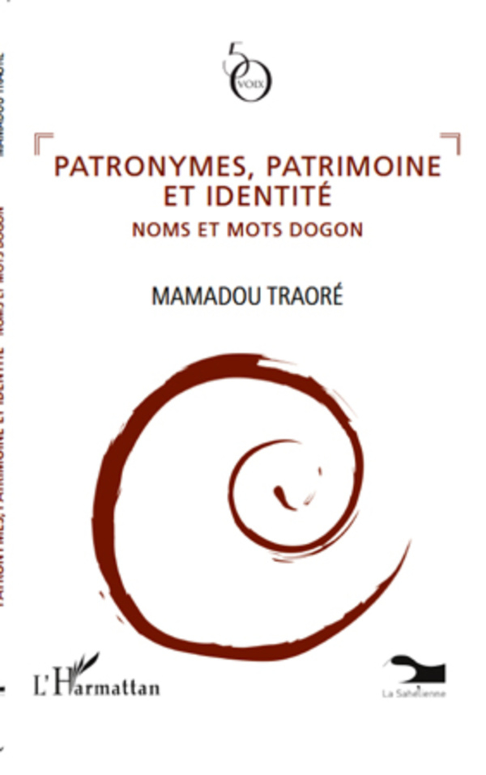 Couverture ebook de Patronymes, patrimoine et identité, de Mamadou Traoré