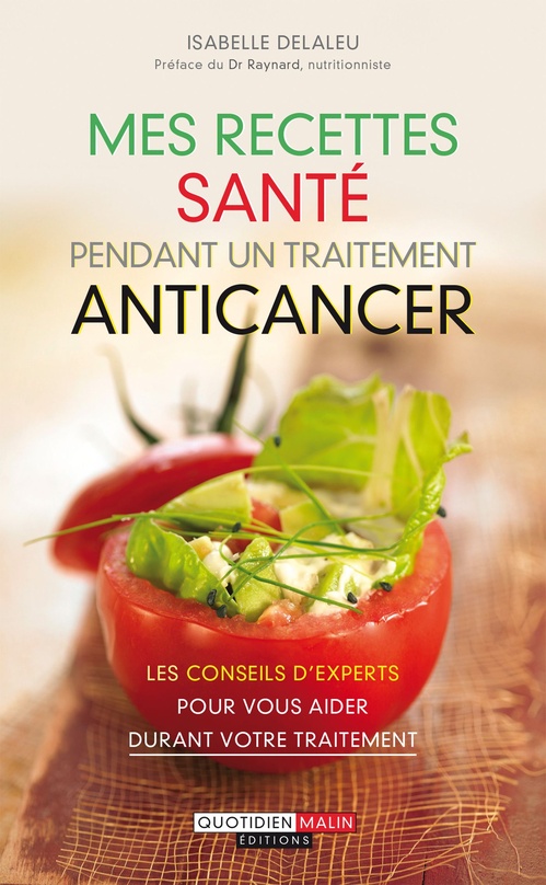 Couverture ebook de Mes recettes santé pendant un traitement anticancer, de Isabelle Delaleu