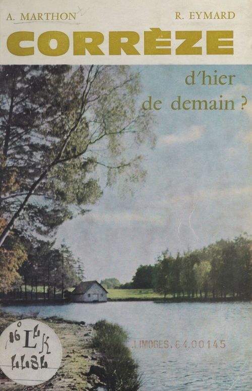 ebook cover of Corrèze, by A. Marthon, R. Eymard
