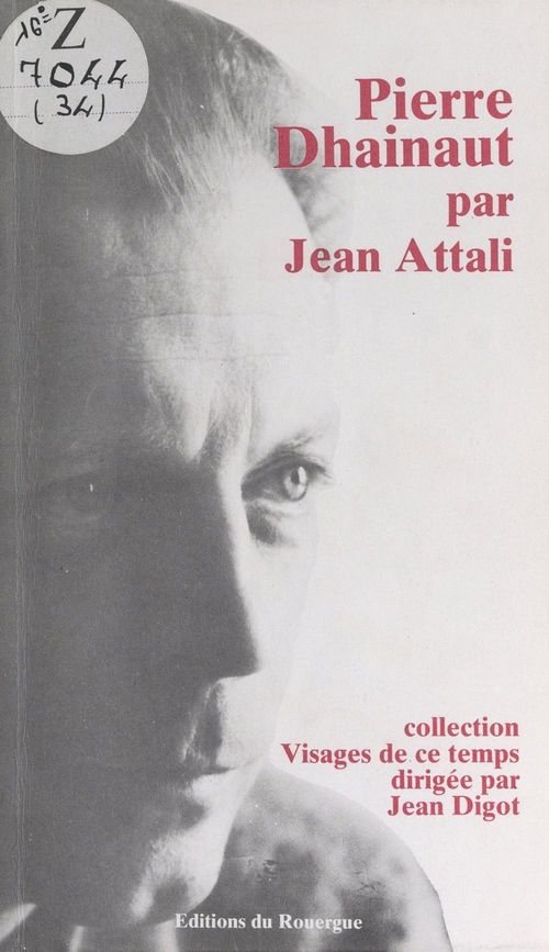 ebook cover of Pierre Dhainaut, by Jean Attali