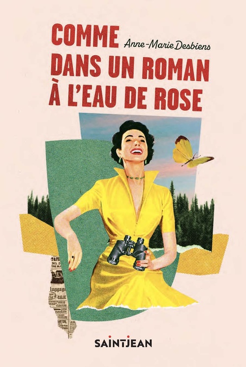 ebook cover of Comme dans un roman à l'eau de rose, by Anne-Marie Desbiens