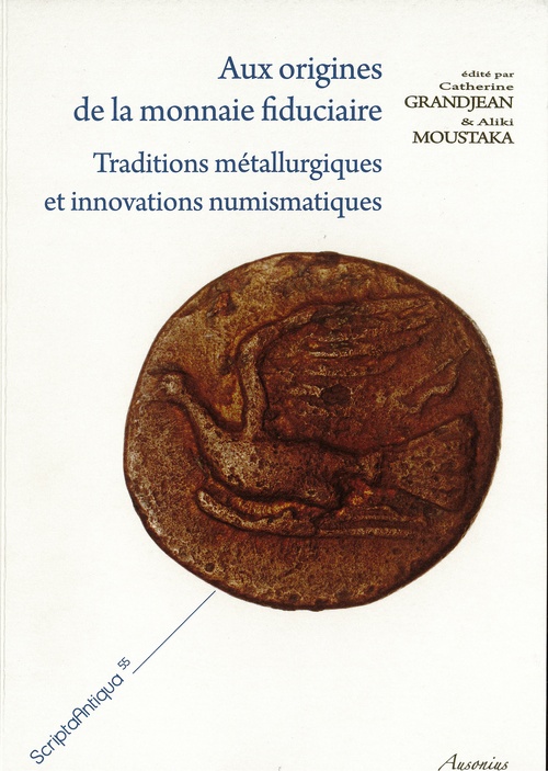 Couverture ebook de Aux origines de la monnaie fiduciaire, de Catherine Grandjean, Aliki Moustaka