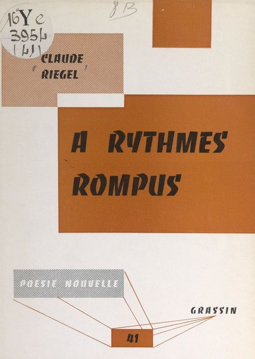 ebook cover of À rythmes rompus, by Claude Riegel