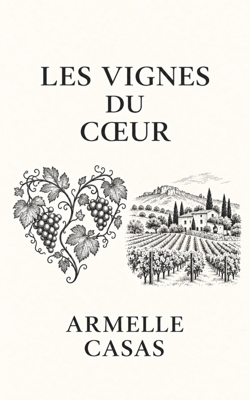 ebook cover of Les Viignes du coeur, by Armelle Casas