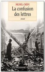 ebook cover of La confusion des lettres, by Michel Crépu
