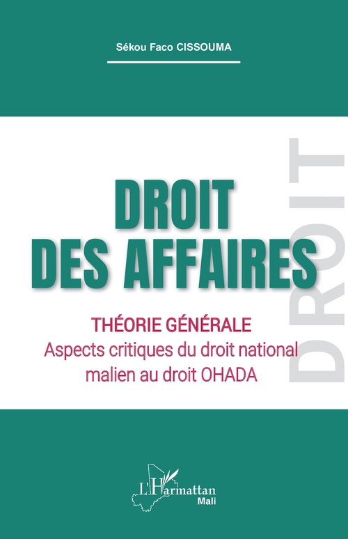 Couverture ebook de Droit des affaires, de Sékou Faco Cissouma