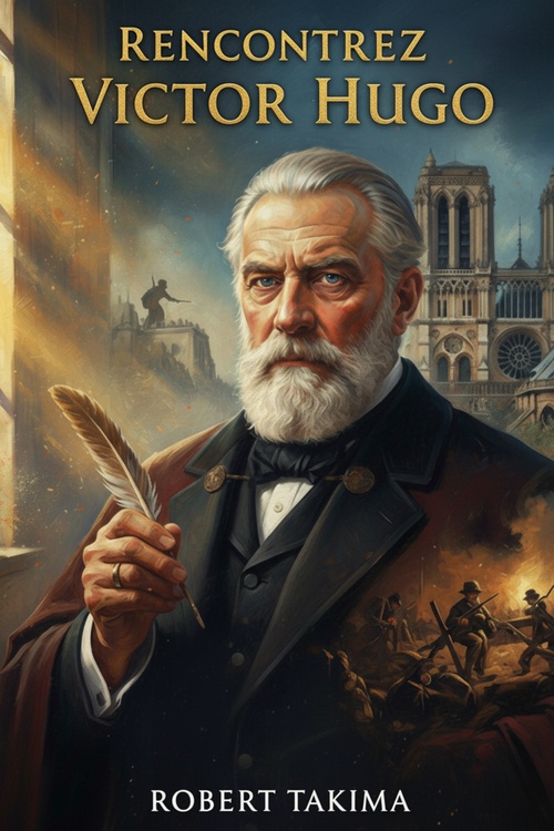 Couverture ebook de Rencontrez Victor Hugo, de Robert Takima