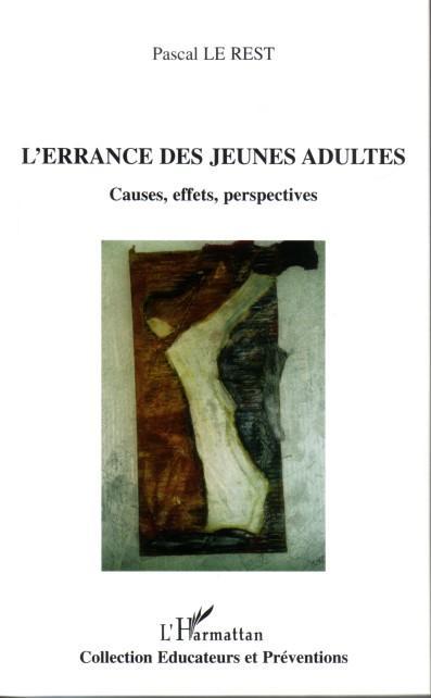 Couverture ebook de L'errance des jeunes adultes, de Pascal Le Rest