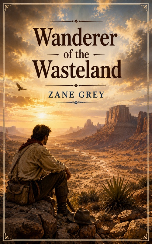 ebook cover of Wanderer of the Wasteland, by Zane Grey