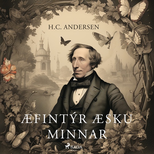 audiobook cover of Æfintýr æsku minnar, by H.C. Andersen