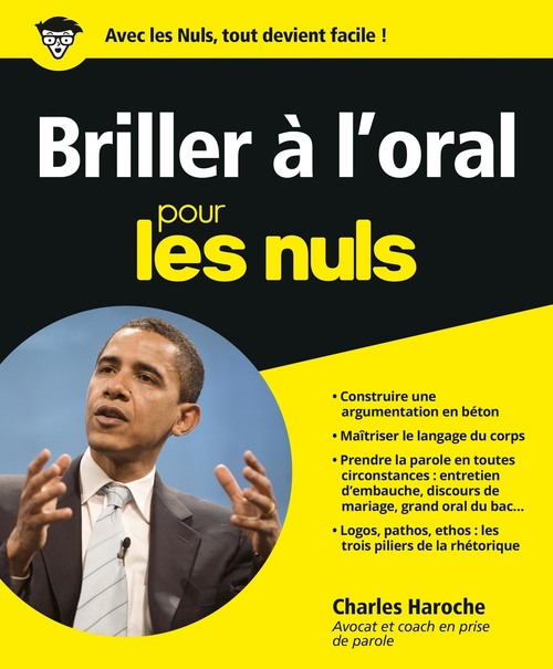Couverture ebook de Briller à l'oral pour les Nuls, de Charles Haroche, Stéphane Martinez