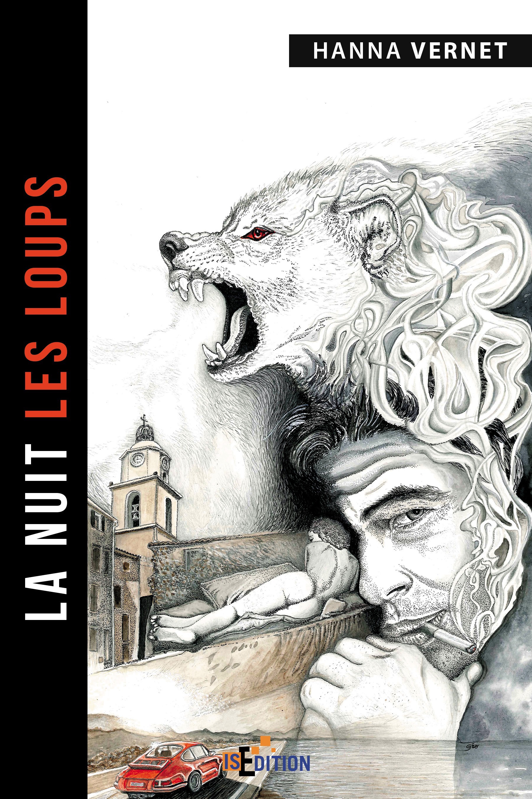 Couverture ebook de La nuit les loups, de Hanna Vernet