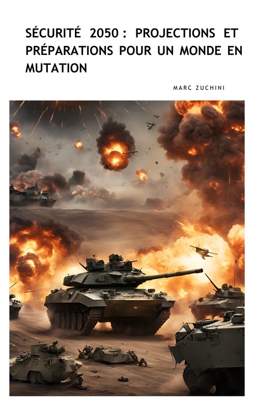 Couverture ebook de Sécurité 2050 : Projections et Préparations pour un Monde en Mutation, de Marc Zuchini