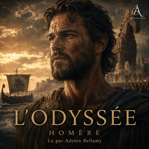 Couverture audiobook de L'Odyssée - Livre Audio, de Homère, Livres audio en français
