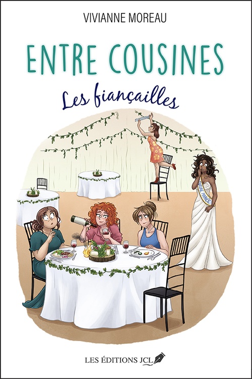 Couverture ebook de Entre cousines: Les fiançailles, de Vivianne Moreau