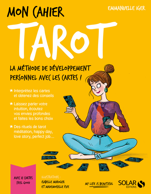 Couverture ebook de Mon cahier Tarot, de Emmanuelle Iger, Mademoiselle Ève, Isabelle Maroger