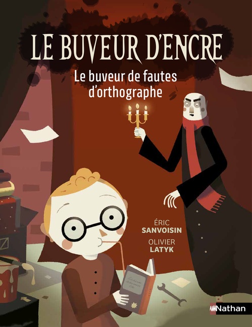 ebook cover of Le Buveur d'encre - Le buveur de fautes d'orthographe, by Éric Sanvoisin