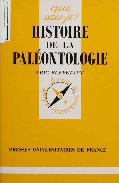 ebook cover of Histoire de la paléontologie, by Eric Buffetaut
