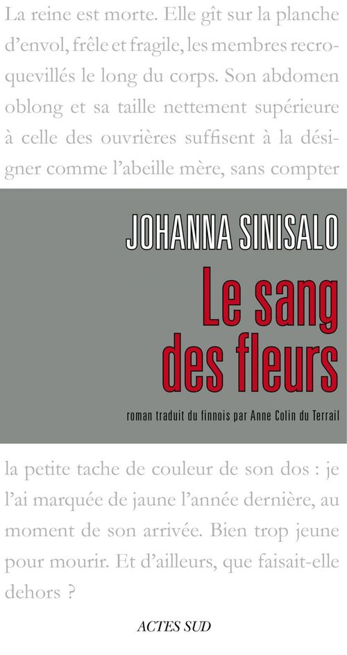ebook cover of Le Sang des fleurs, by Johanna Sinisalo