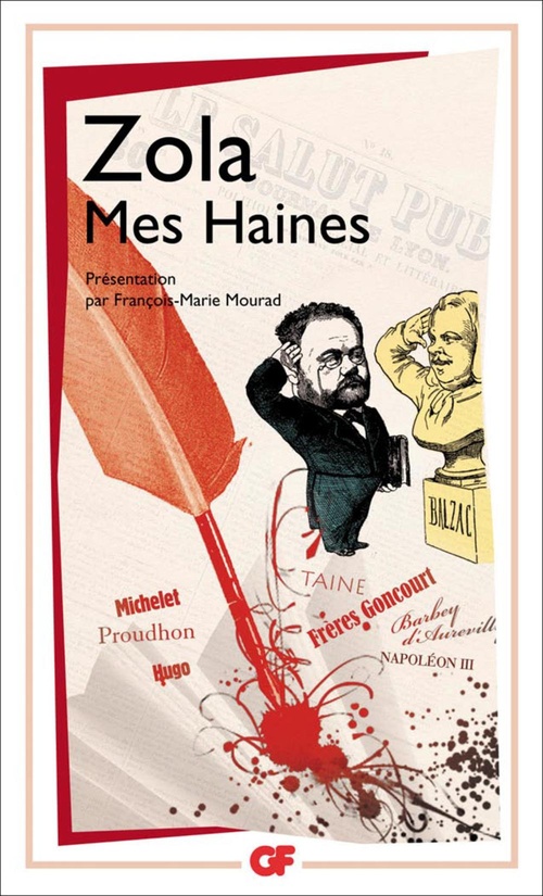ebook cover of Mes Haines, by Emile Zola