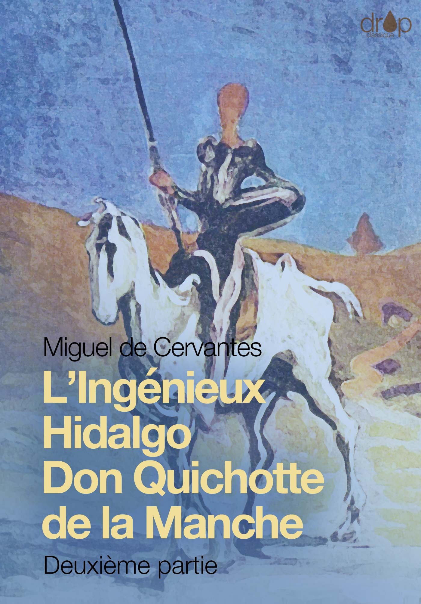 ebook cover of Don Quichotte, by Miguel de Cervantes