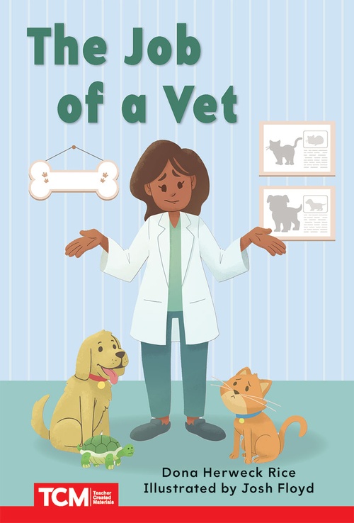 Couverture ebook de The Job of a Vet, de Dona Herweck Rice