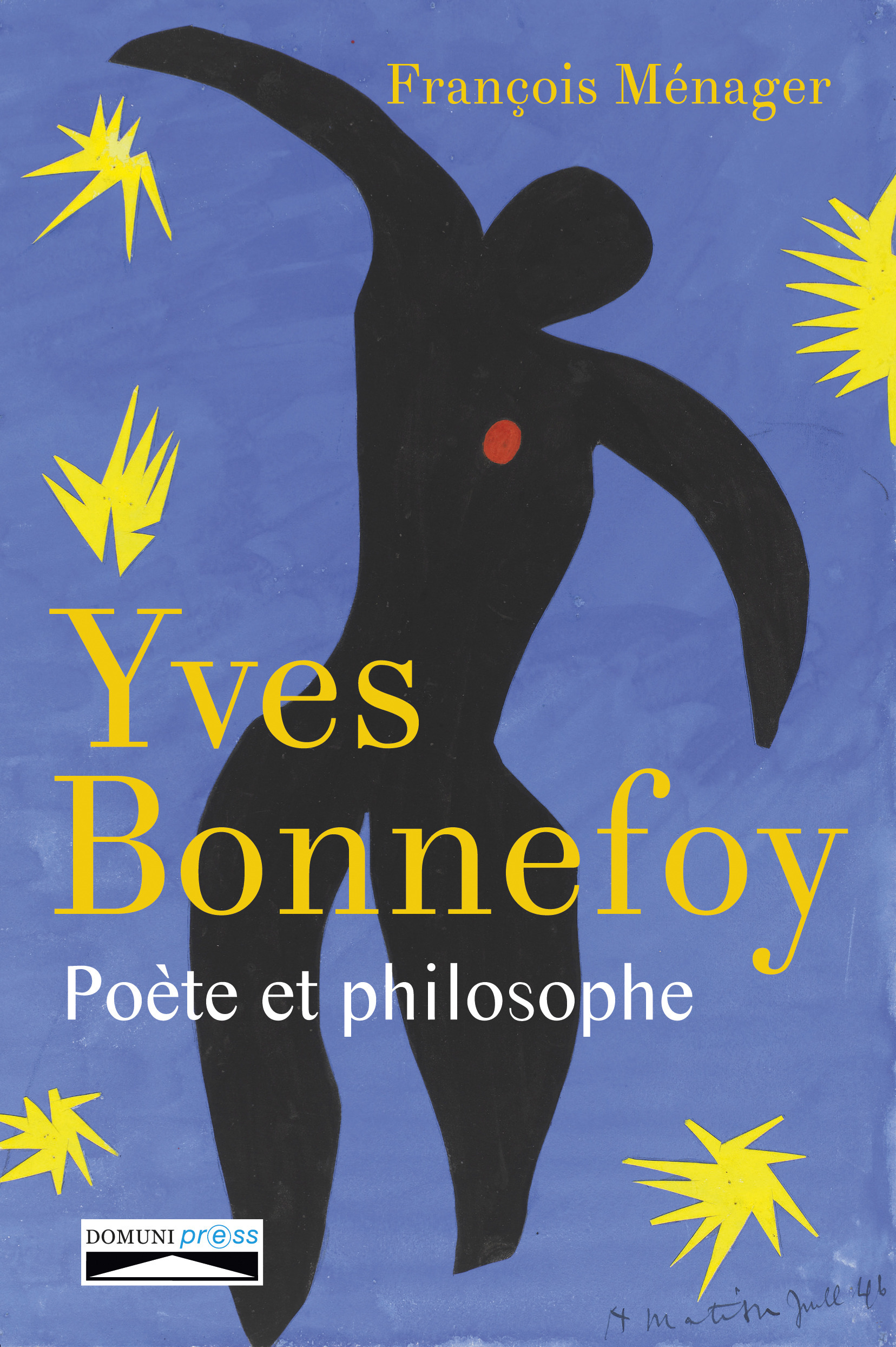 Couverture ebook de Yves Bonnefoy, poète et philosophe, de François Ménager