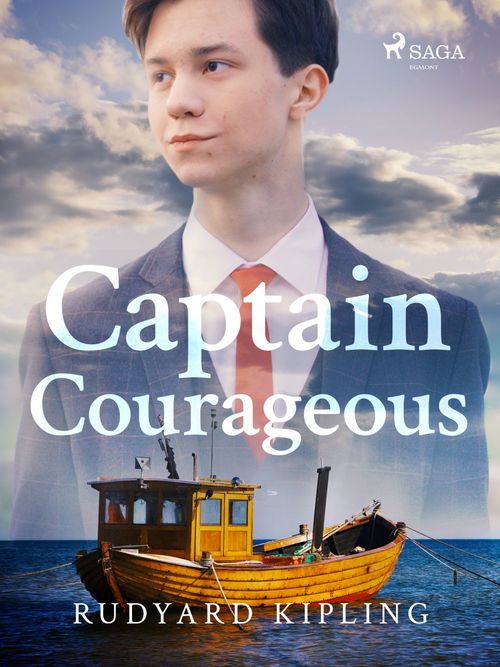 ebook cover of Captain Courageous, by Rudyard Kipling
