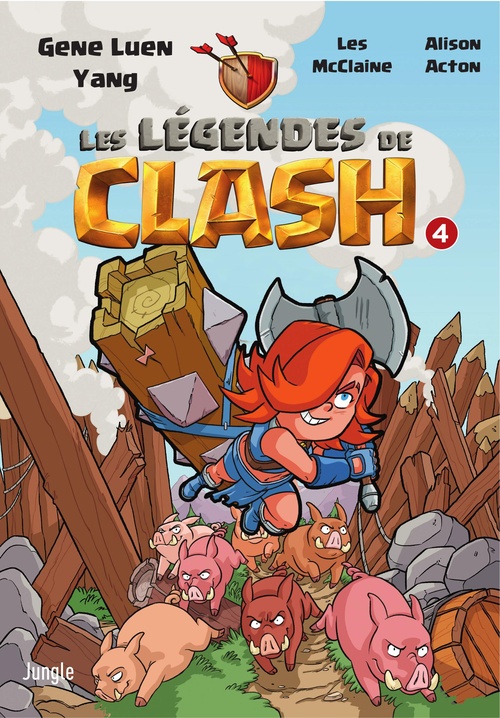 ebook cover of Les légendes de clash, by Gene Luen Yang, Les McClaine, Alison Acton, Karina Edwards, Alex Campbell