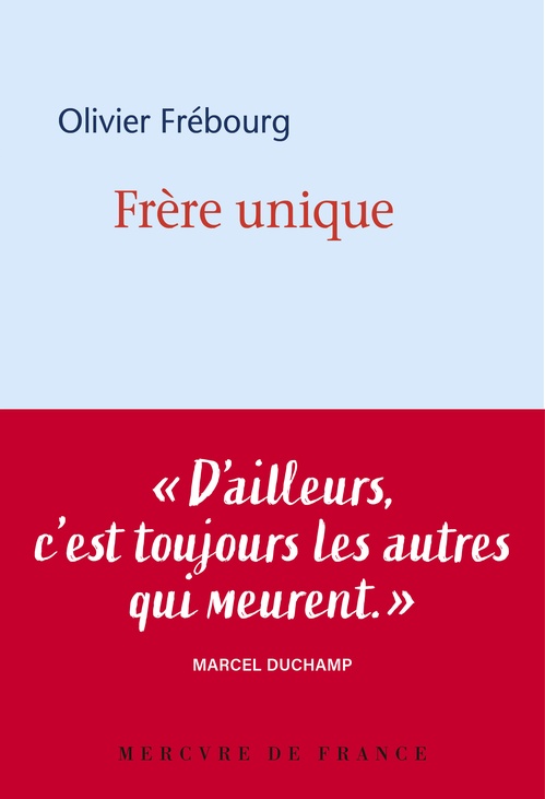 ebook cover of Frère unique, by Olivier Frébourg